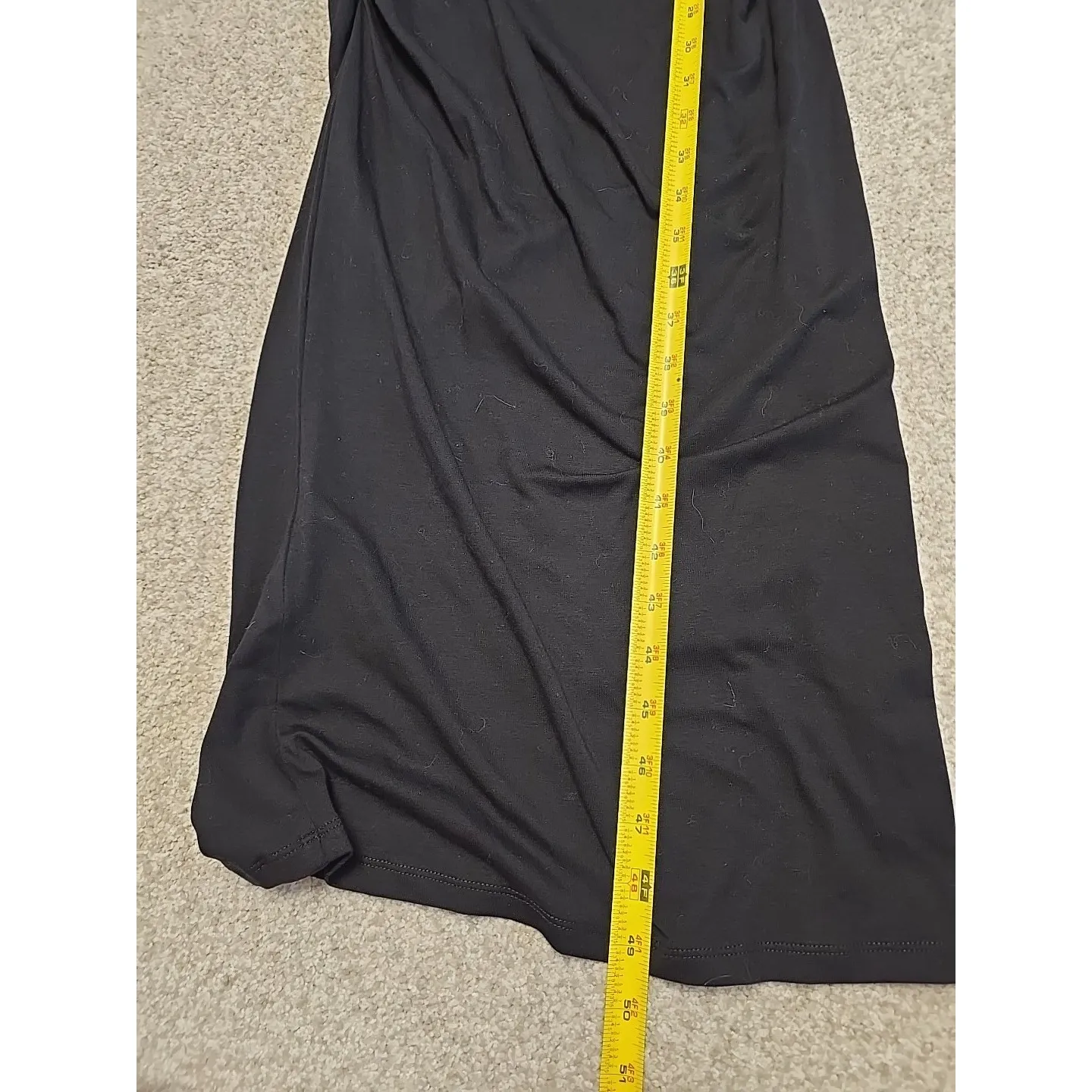 Marcella Shoulder Cutout Fitted Bodycon Midi Sawyer Dress Size S‎ Stretch Gray Size M - Image 9