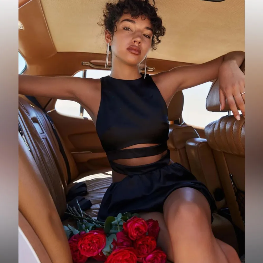 NWT PEPPERMAYO- Home With You Mini Dress - Raven size 16 - Image 2