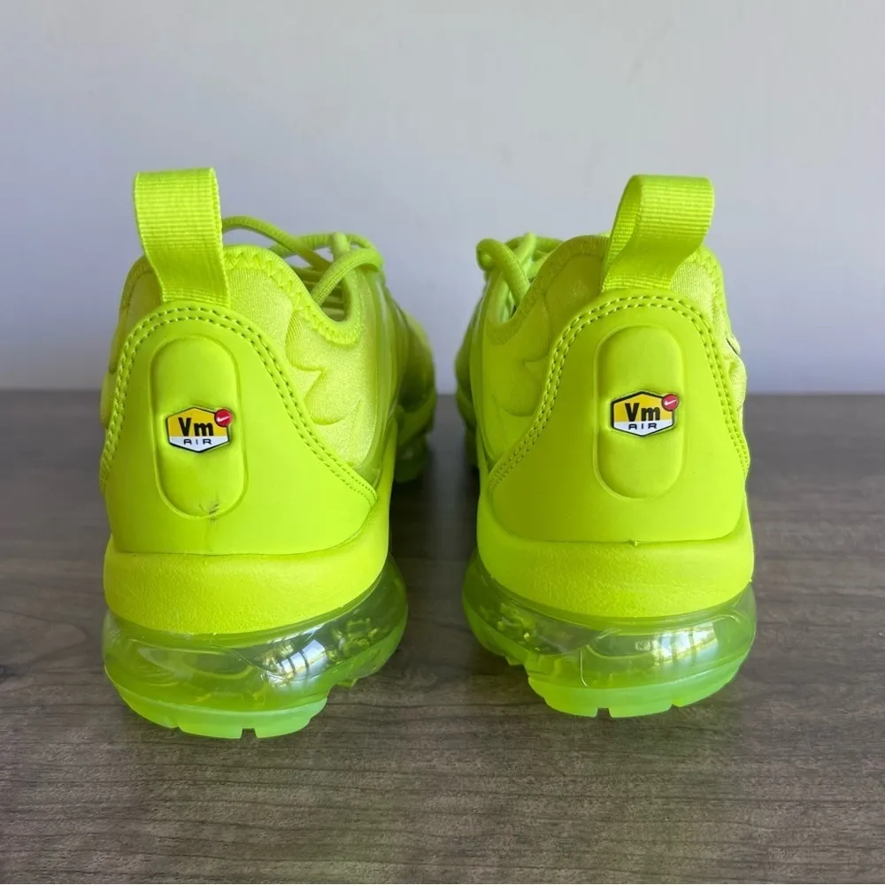 Nike Air VaporMax Plus Tennis Ball Yellow Women's Shoe Size 7.5 #121 - Image 5