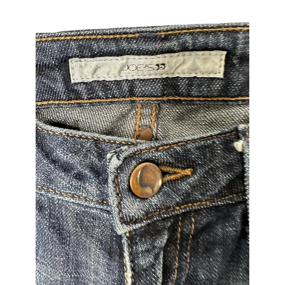 Joe's Honey Dark Rinse Flare Cut Low-Rise Jeans Women's Size 26 - Image 2