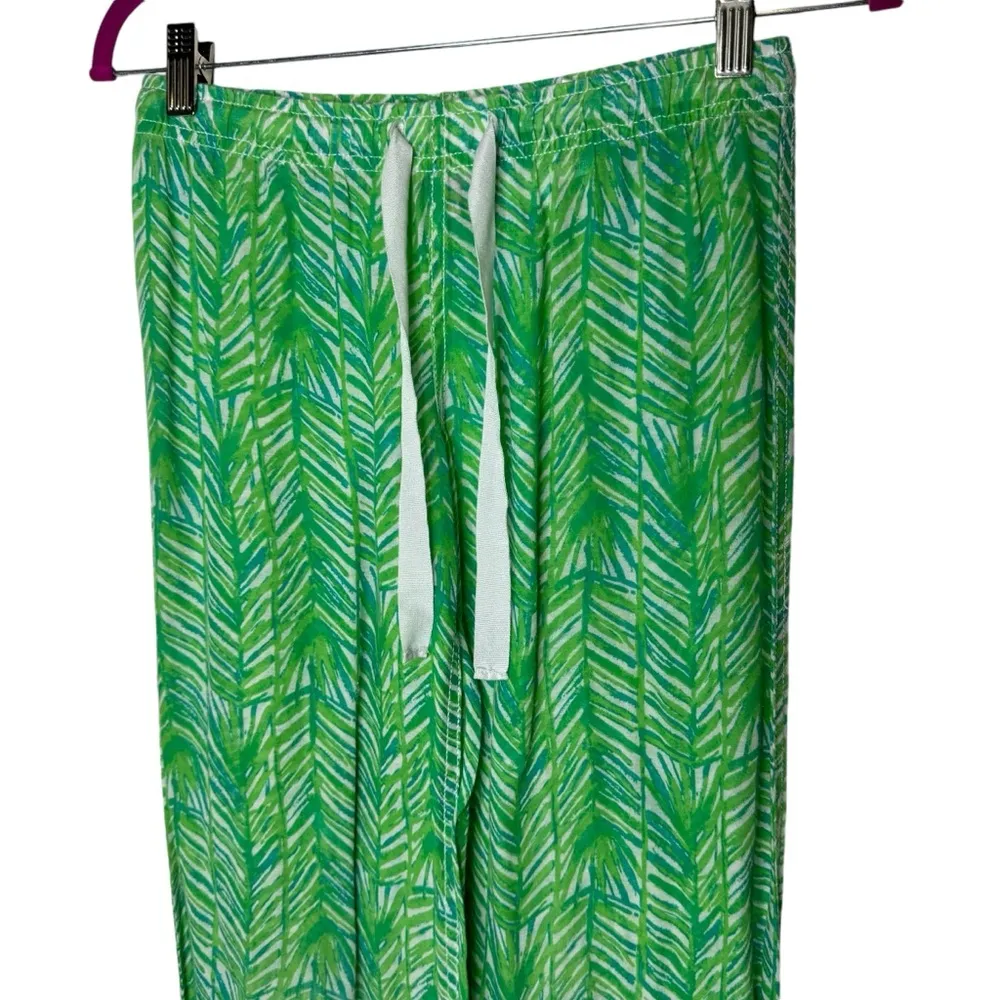 Lilly Pulitzer Palazzo Pant in Toucan Green Elephants Cotton Lightweight XS - Image 3
