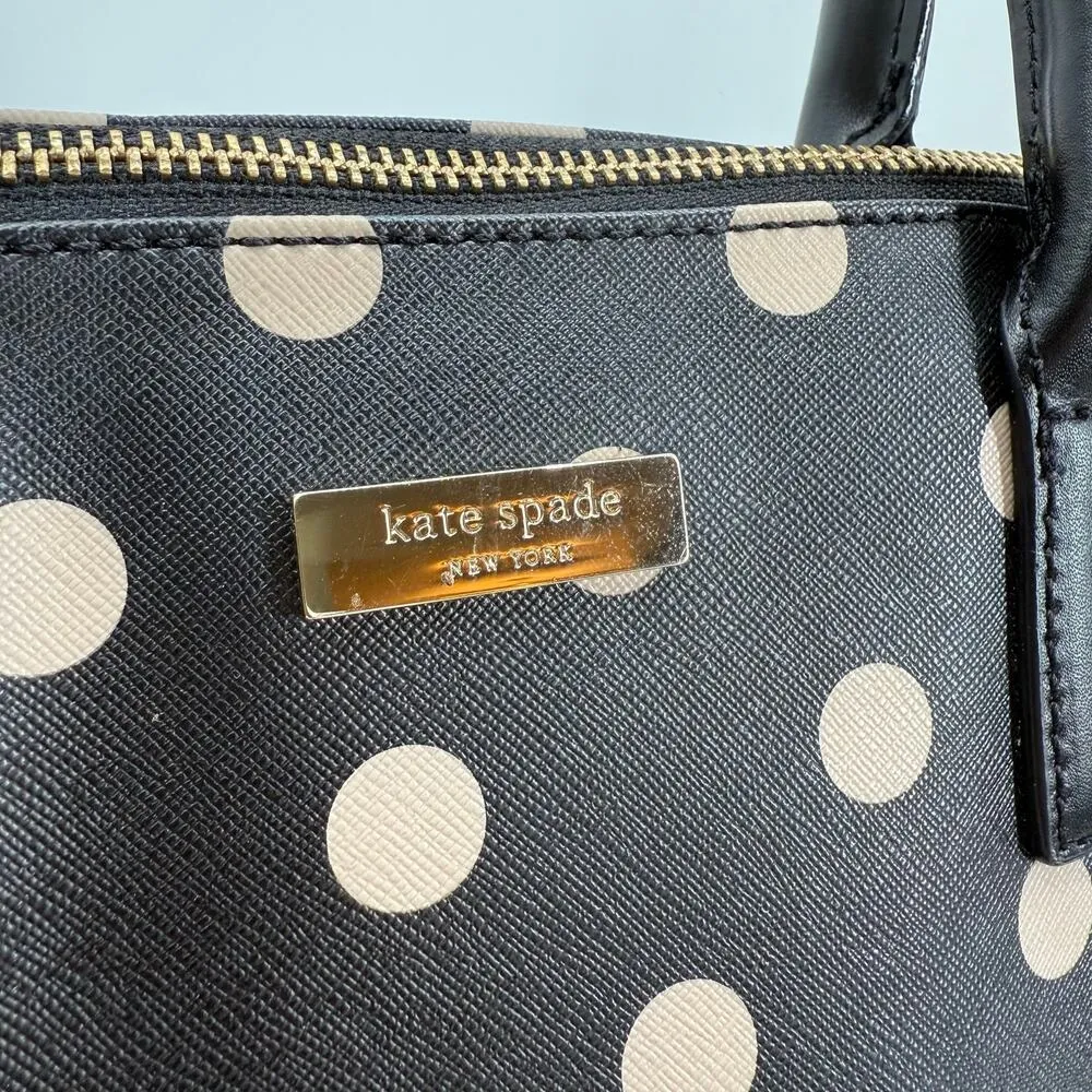 Kate Spade Rachelle Wellesley Polka Dot Satchel Crossbody - Image 8
