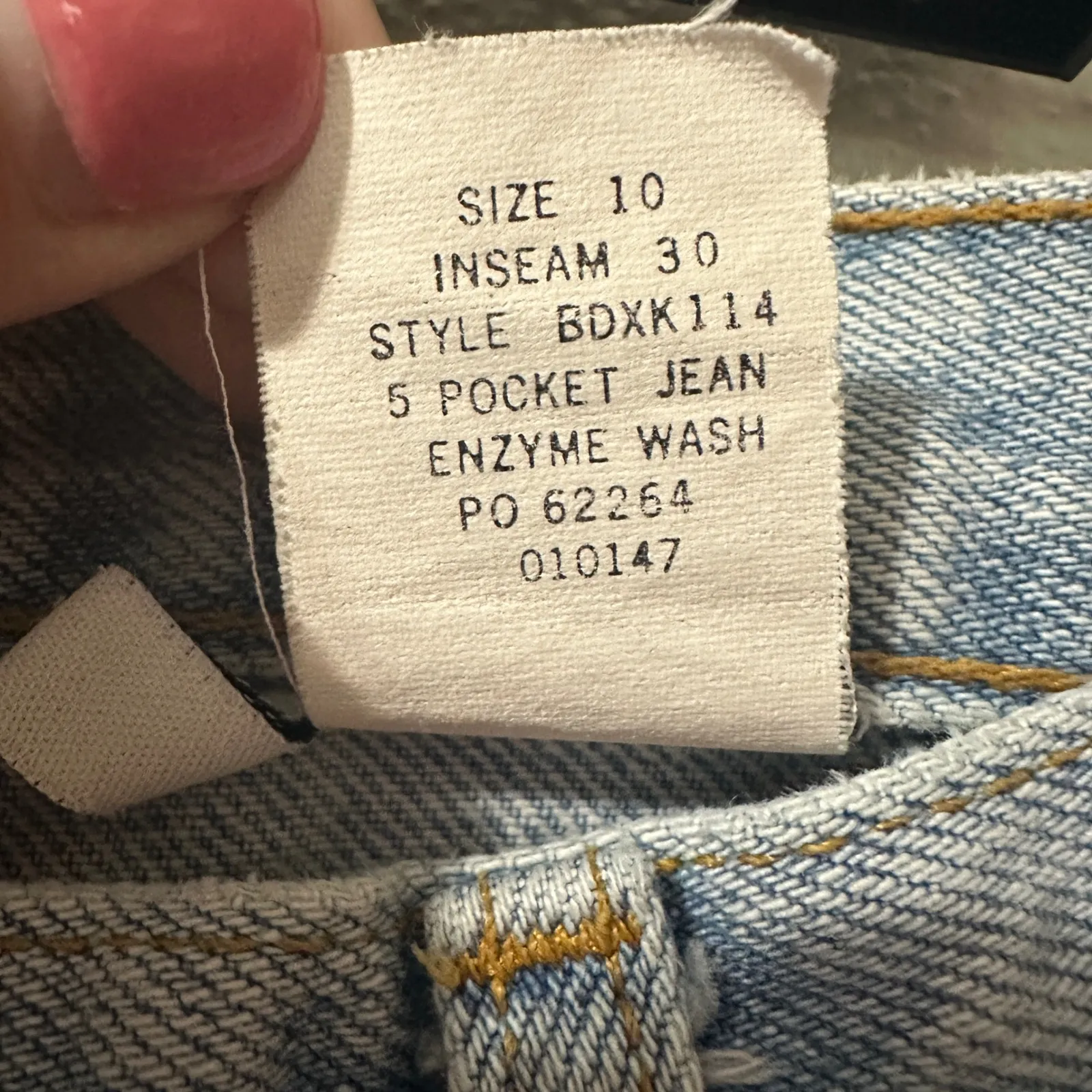 Vintage Calvin Klein Mom Jeans High Waist Light Wash Denim Womens Size‎ 10 - Image 9