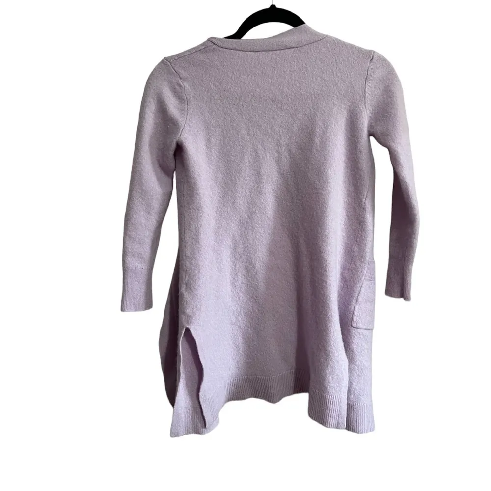 Boston Proper Light Purple Cashmere Cardigan - Image 9
