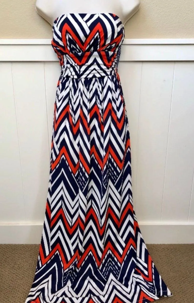 NWOT sexy full length  strapless maxi dress. Sz XS - Image 2