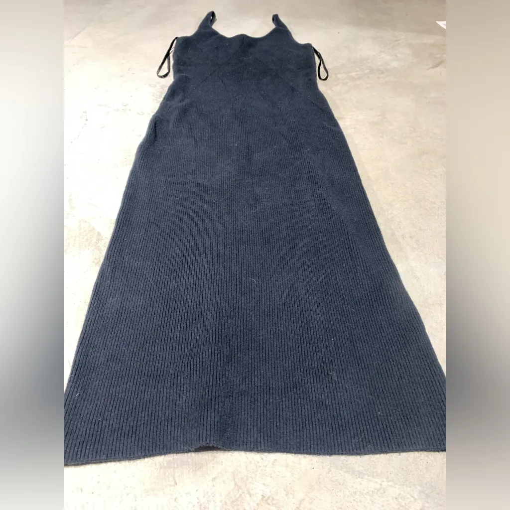 Abercrombie & fitch knit long black dress LT large tall - Image 2