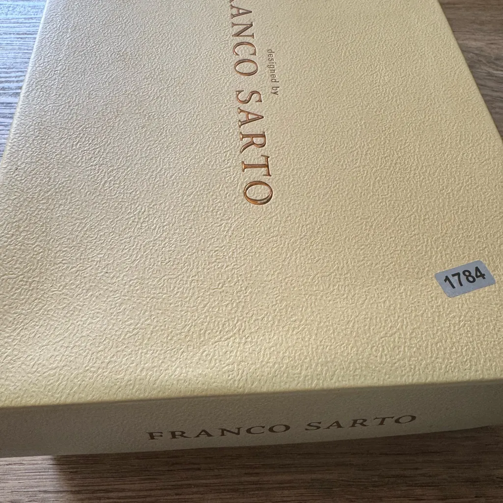 Franco Sarto Brown Scale Leather Heels - Image 5