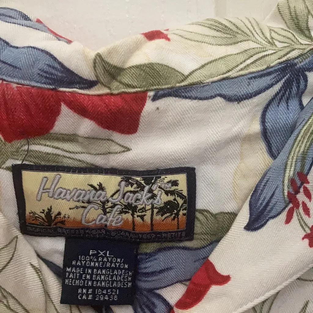 FINAL MARKDOWN Havana jacks cafe tropical looking blouse petite xl Size undefined - Image 3