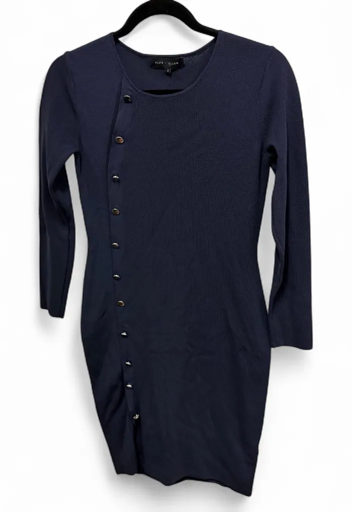 Slate & Willow bodycon sweater dress with buttons size small - Image 1