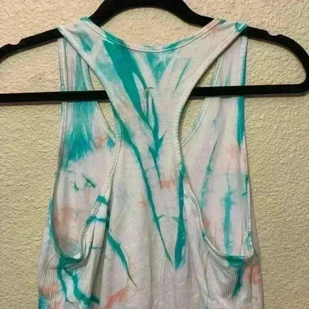 Zyia tie dye Tank sz L workout fitness athleisure active wear comfy run lifting - Image 6