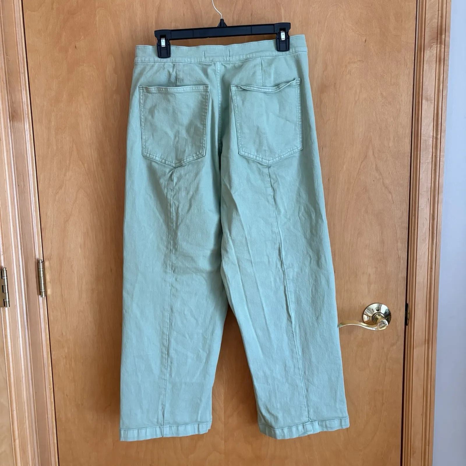 Madewell The Emmett Wide-Leg Crop Pant: Welt Pocket‎ Edition 30 X 27 Pistachio - Image 3