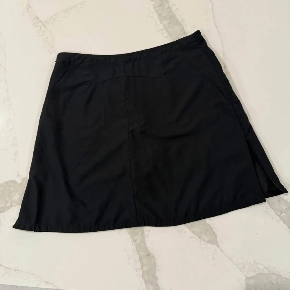 Patagonia Duway Athletic Skort Skirt Women’s Size 10 Black Side Zipper Gorpcore - Image 8