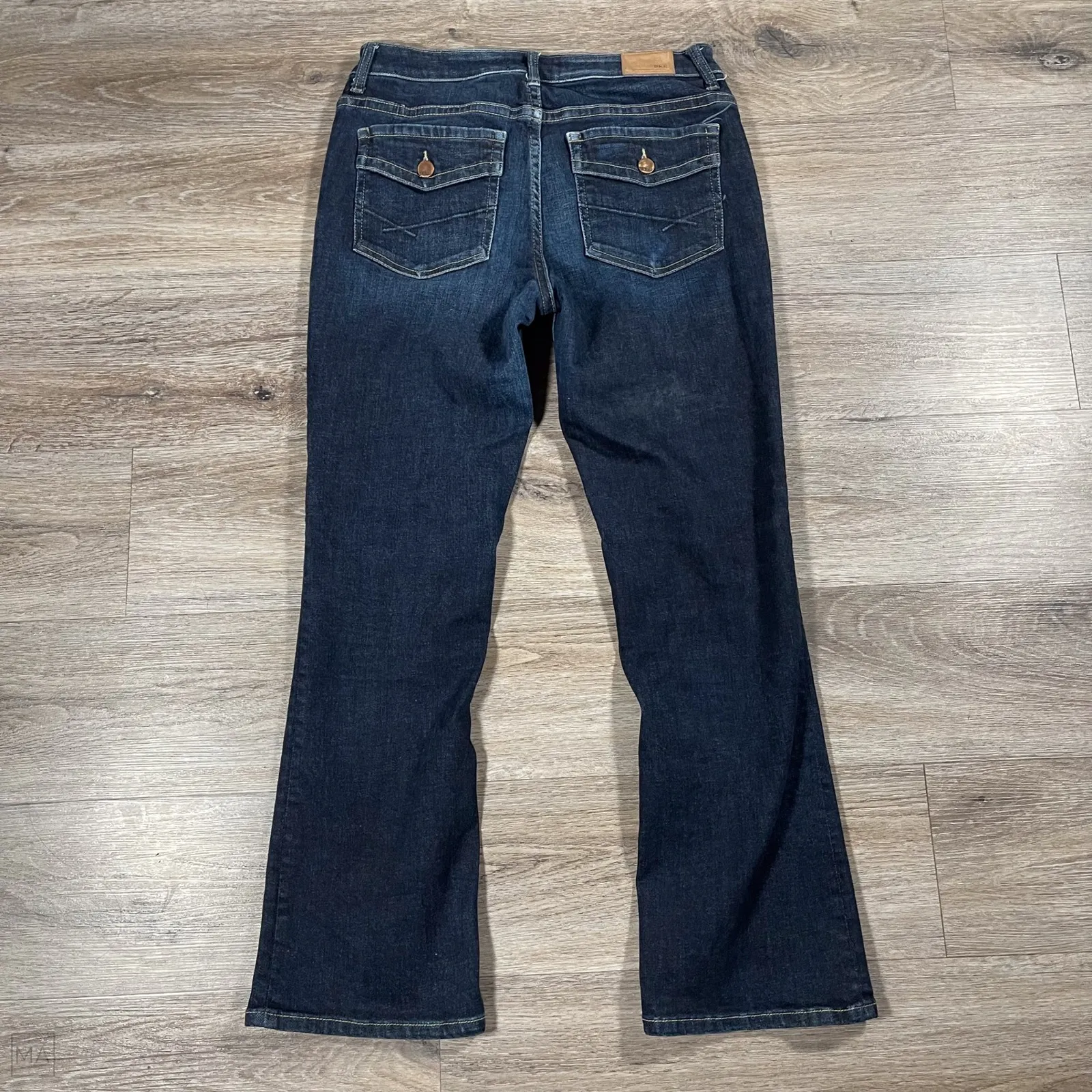 BKE  Women's Jeans Stella Tailored Bootcut Mid Rise Slim Fit Denim 31x29.5 Blue - Image 8