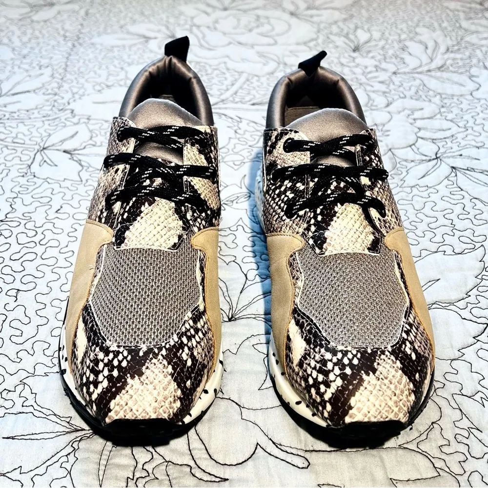 Steve Madden Cliff Animal Print Sneaker Leopard Suede/Leather CLIF02S1 Sz 8.5 - Image 12