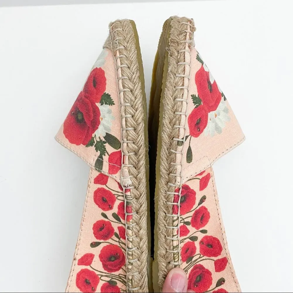 Cotto Floral Daisy Bee Espadrilles Flats Ladybug Red Size 5.5 - Image 12