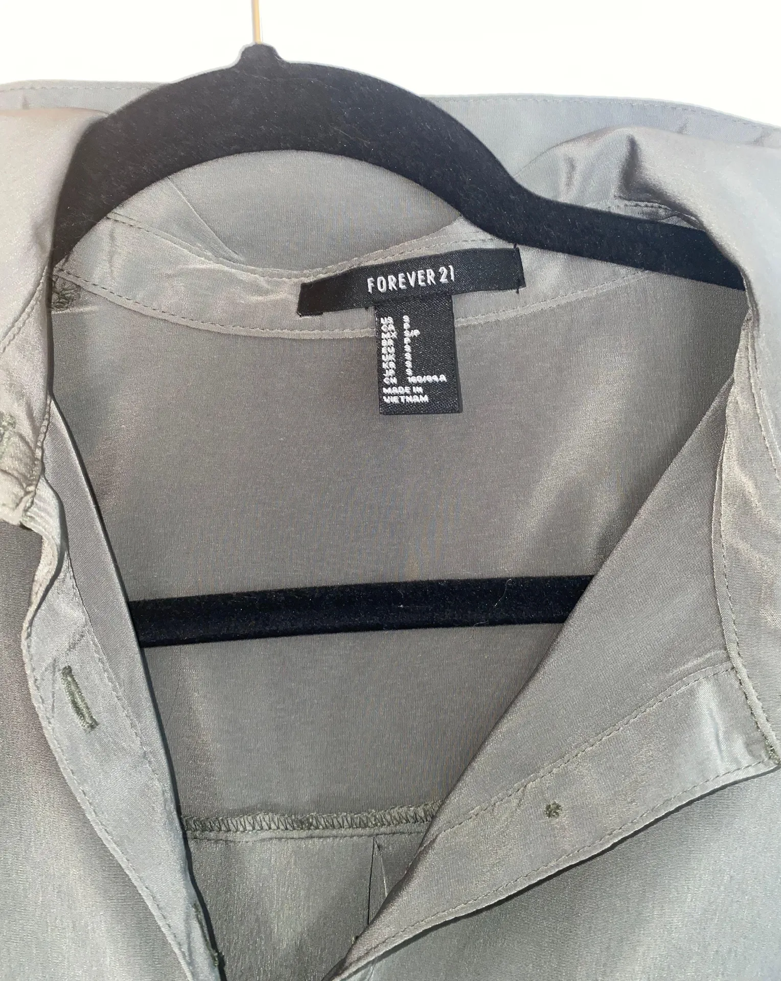 Green Shirt Dress  - Image 2