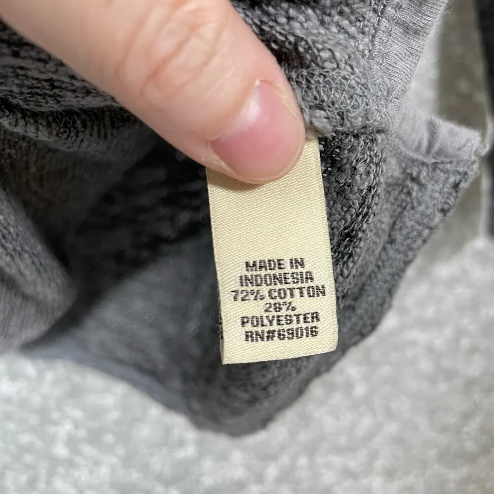 Ruff Hewn Women's Utility Gray Marled Long Sleeve Thermal T-Shirt - Size Medium - Image 4