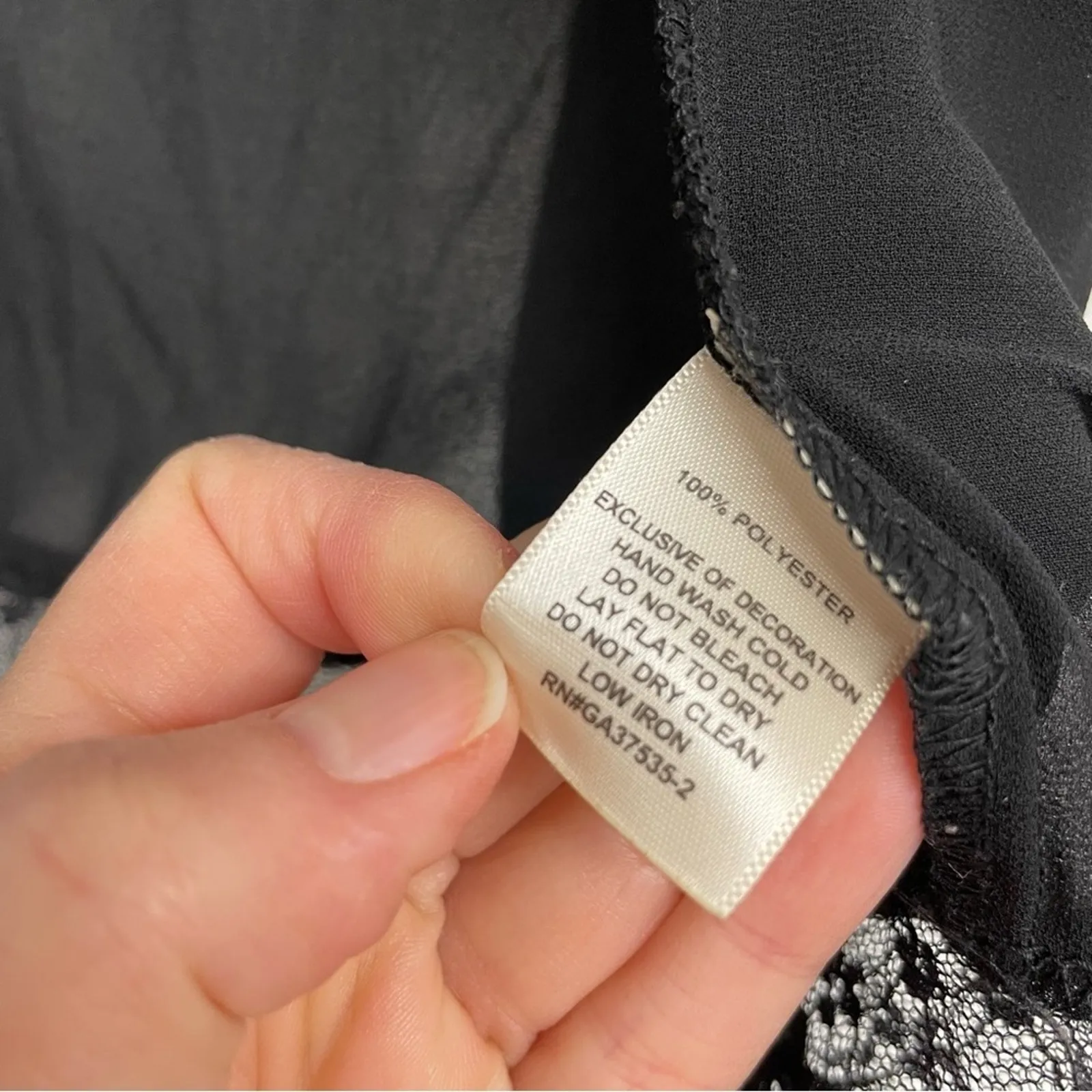 Max & Riley Black Lace Short Sleeve Kimono Wrap Womens M Crochet Boho Size M - Image 5