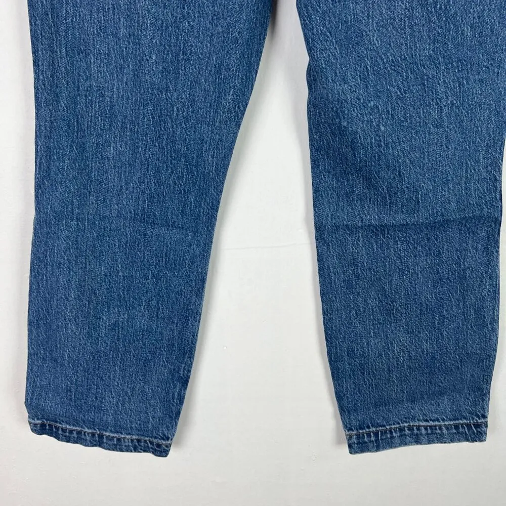 NWT J. Crew Factory Patch Pocket Cropped Straight Leg Jeans Size 26P 26 Petite Blue - Image 7