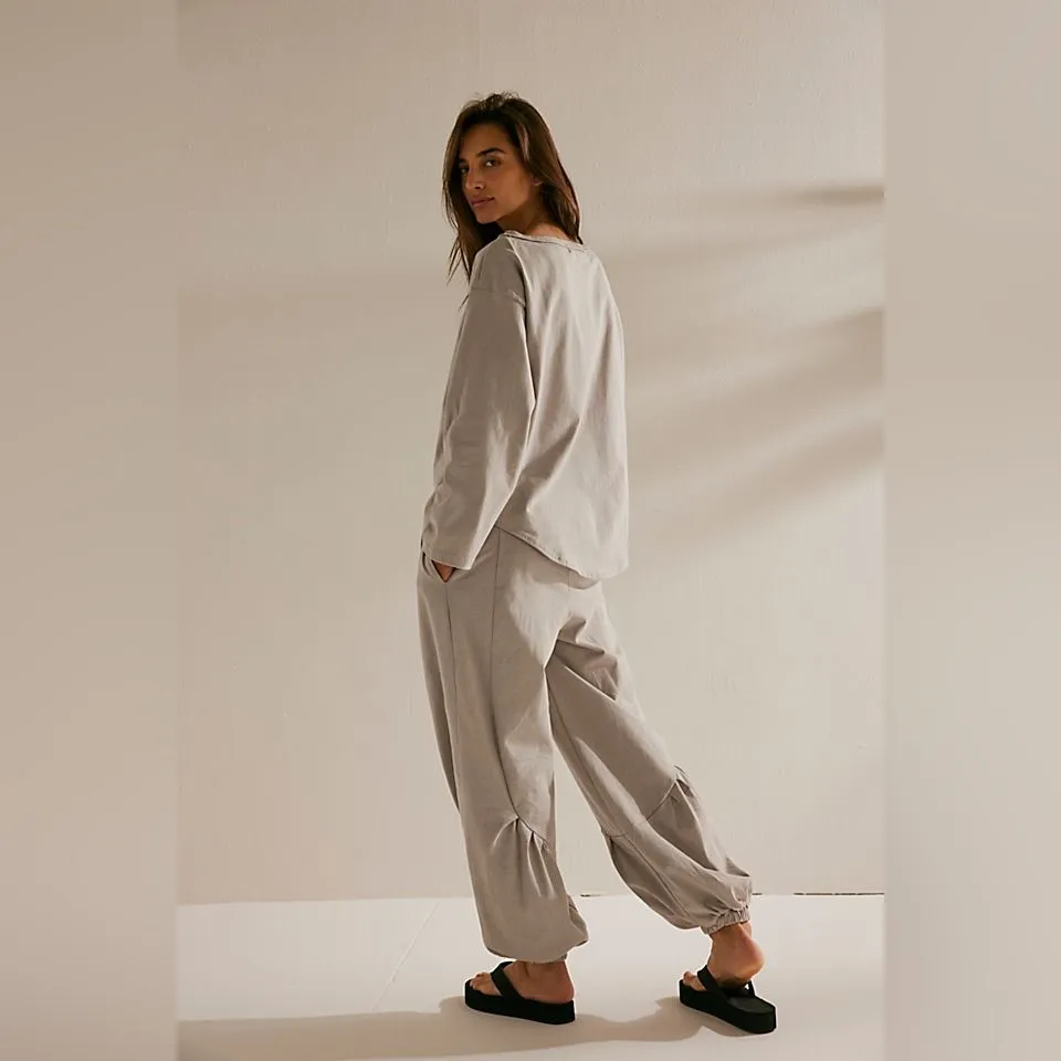 NWOT FREE PEOPLE Free-Est Parker Top In Slate $108 MSRP - Image 2