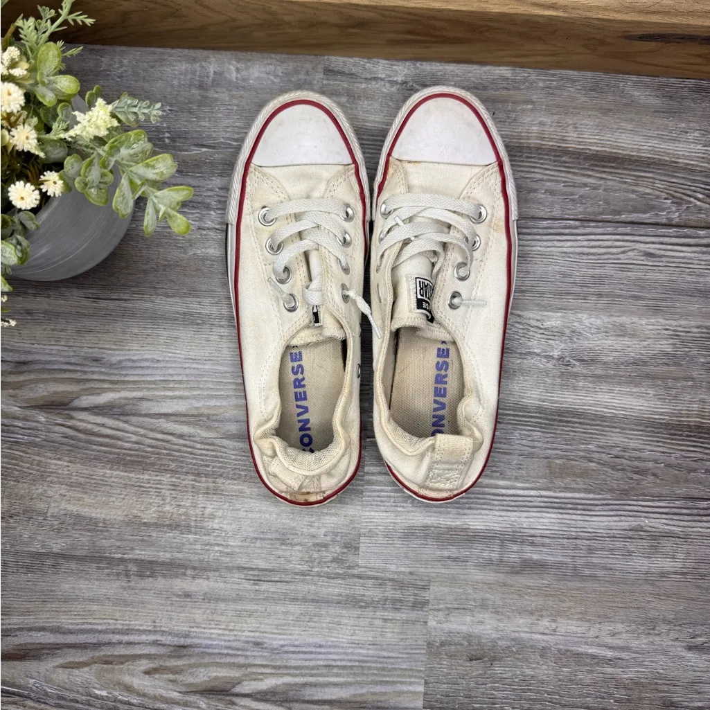 Converse Chuck Taylor White Low Rise Shoreline Slip On Shoe Womens 6.5 Mens 4.5 - Image 4