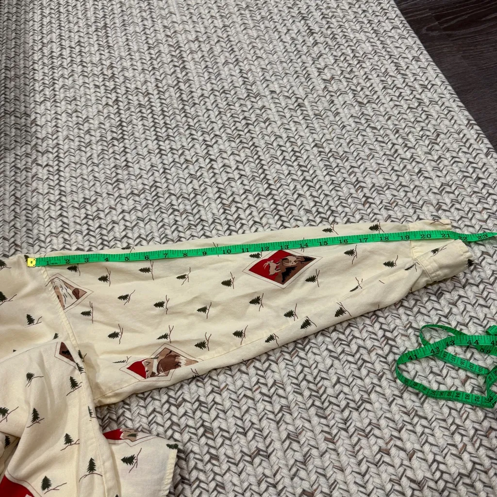 Jennifer Moore Adventure Vintage Yellow Outdoors Long Sleeve Button Down Shirt - Image 12