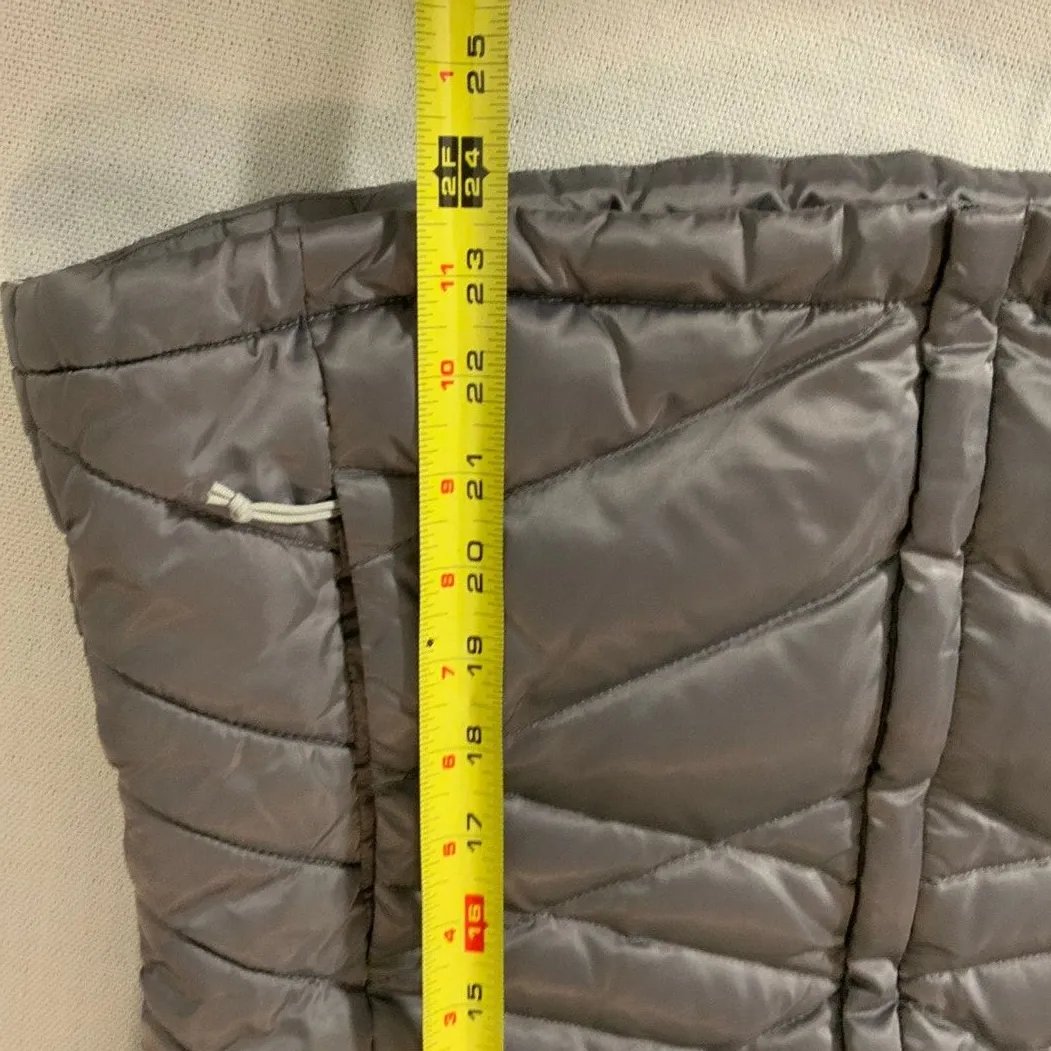 The North Face Goose Down Puffer Jacket Womens Size Small Silver Gray - Image 6