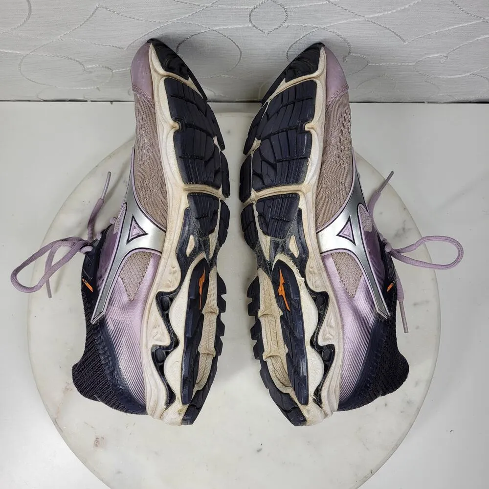 Mizuno Wave Inspire 15  Running Shoes Womens 10 Lavender Mesh Upper Athletic - Image 11