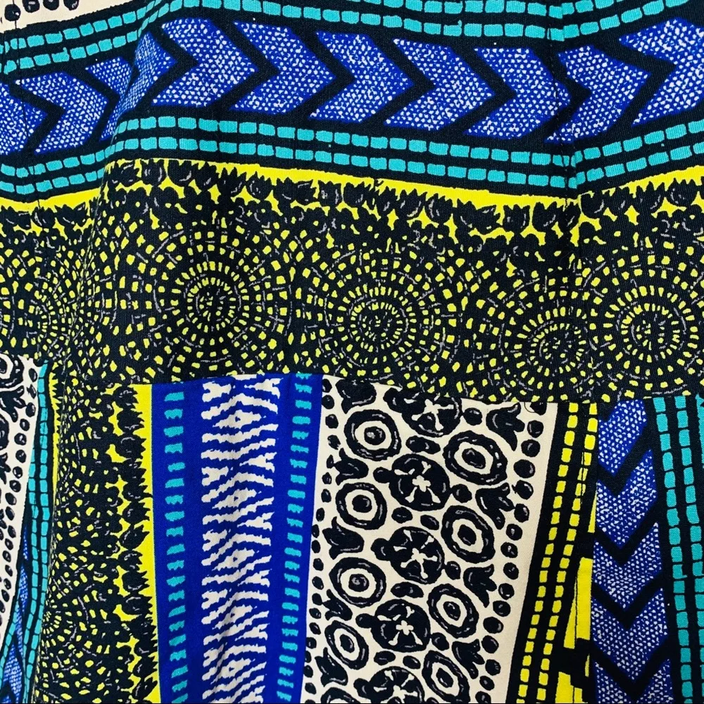 Anthropologie Plenty By Tracy Reese New Moon Dress Size Small Blue Green Boho - Image 11