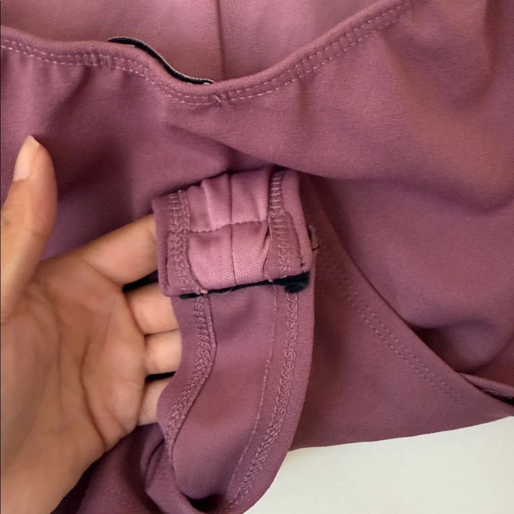 Burgundy Strappy Bodysuit Purple - Image 3