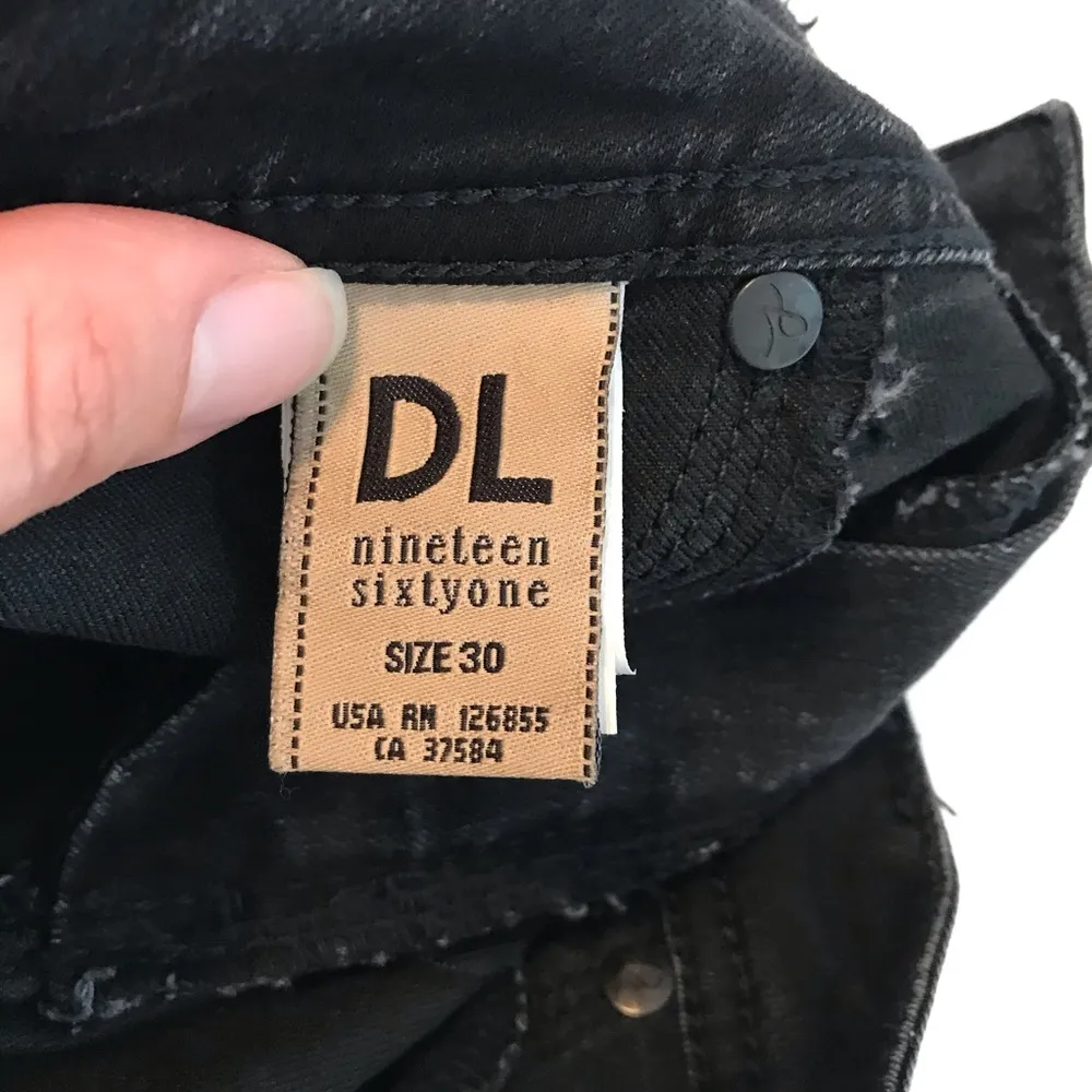 🌷DL1961 Emma Wick Legging Jeans Black Size 30 - Image 8