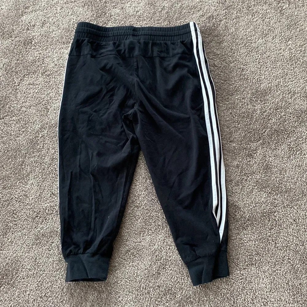 Adidas Classic Black Capri Sweatpants SIZE S - Image 5