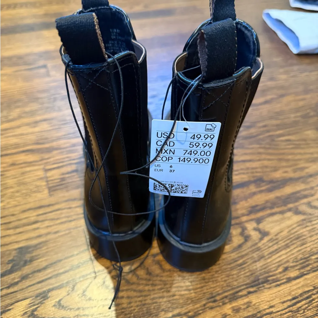 H&M Black Ankle Boots - Image 3