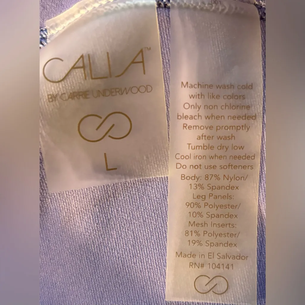 Calia by Carrie Underwood Essential Collection High Rise 7/8 Ankle Leggings Size L - Image 7