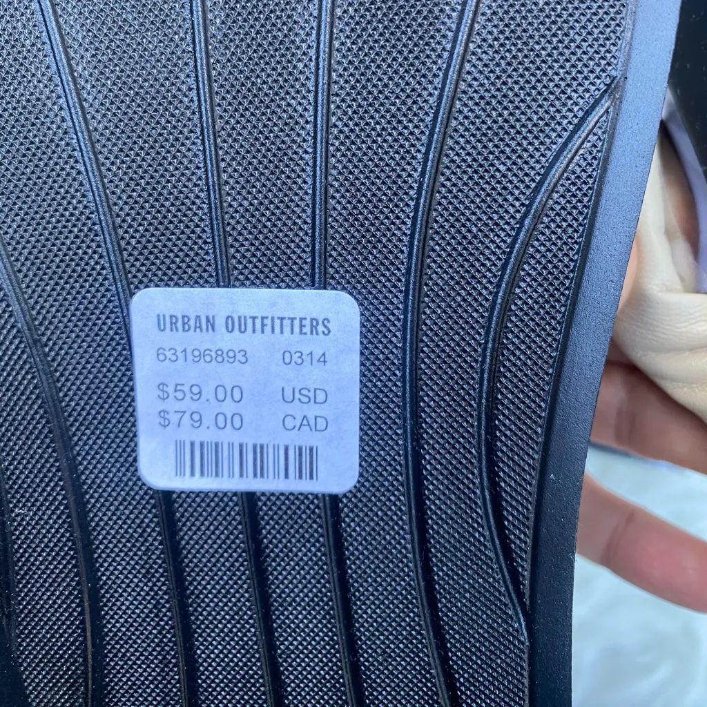 Kaltur x Urban Outfitters Kate Puffy Sandals Platform Thong Sz 39 Beige Tan - Image 3