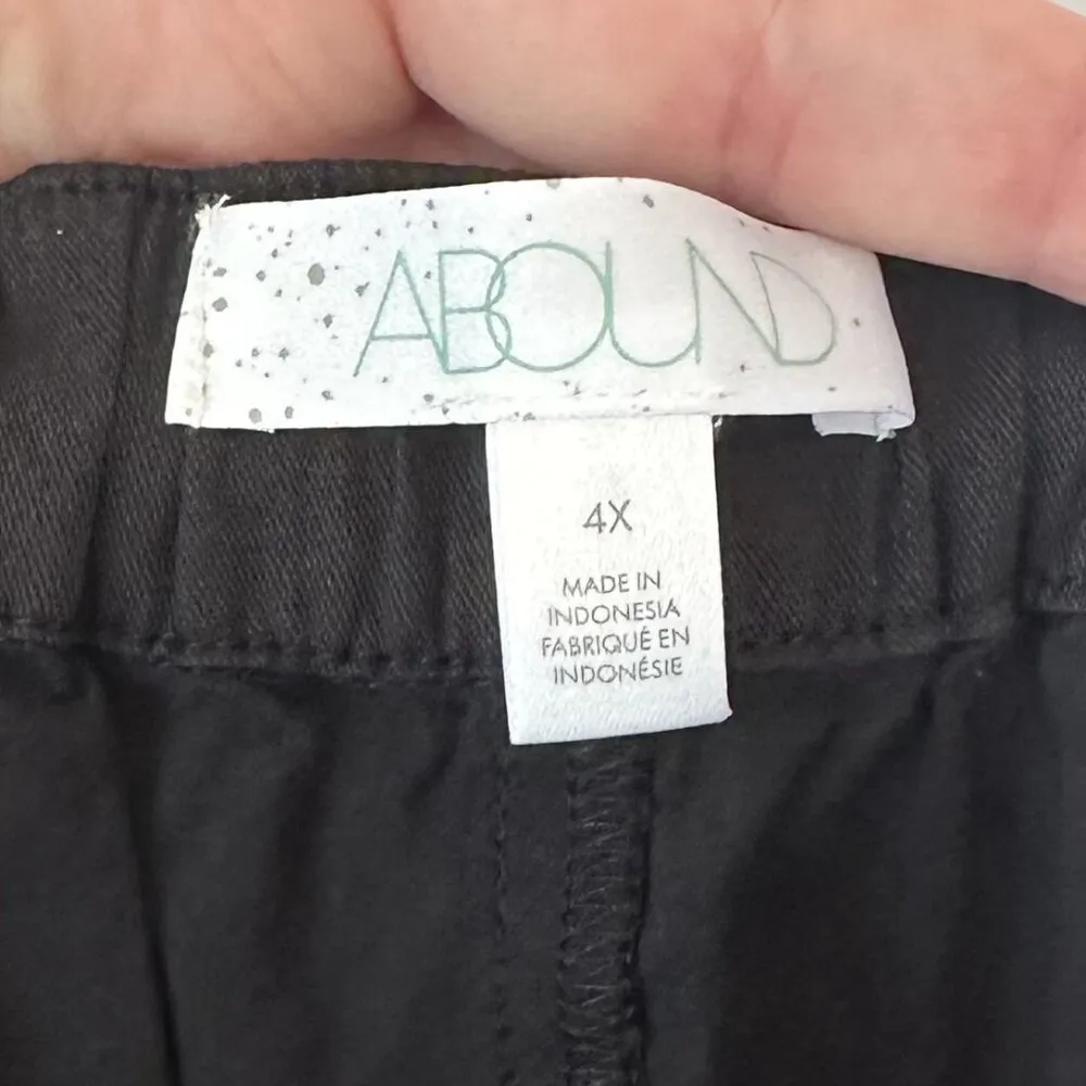 NWT Abound by Nordstrom Black Pull-On Pants - 4X Plus Size - Image 3
