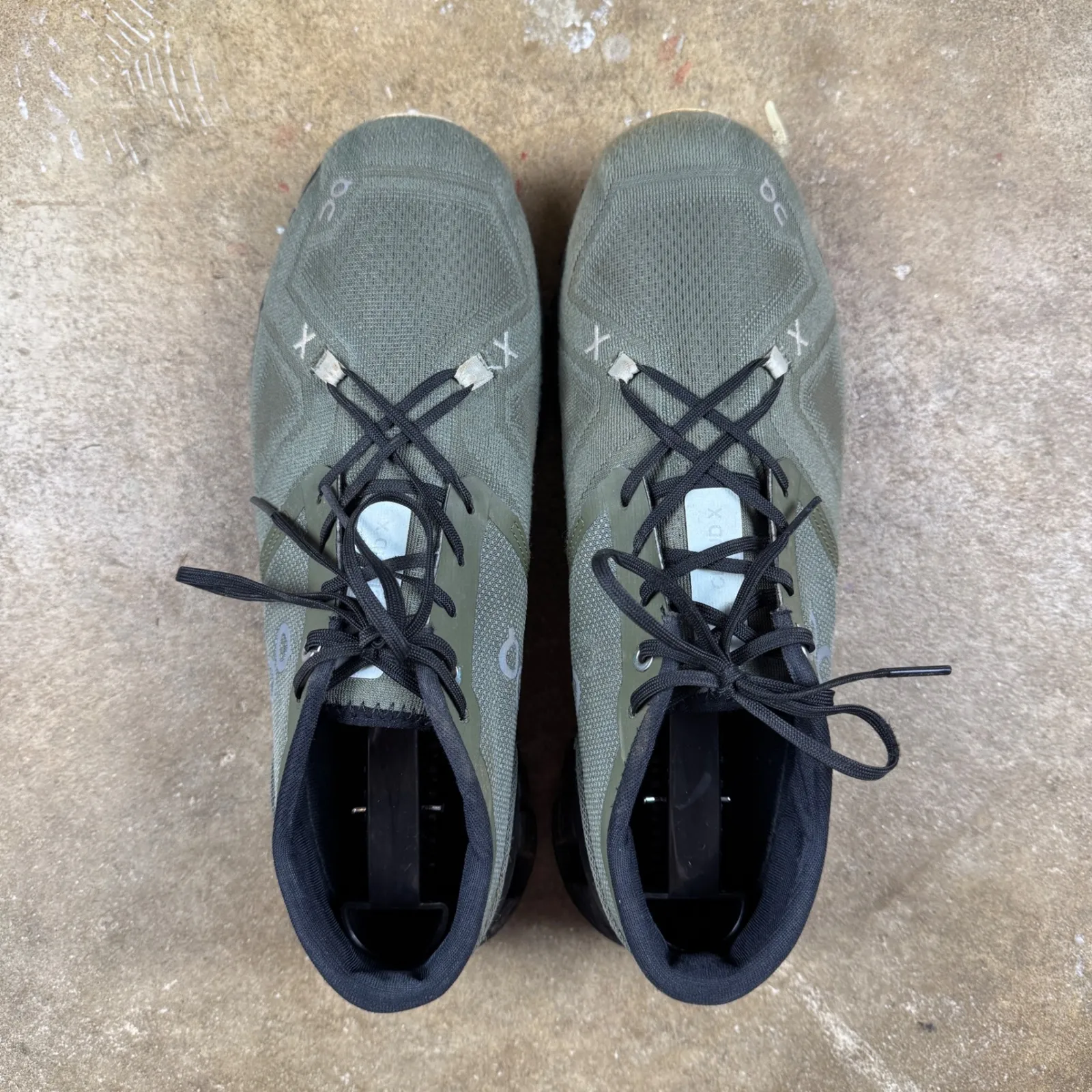 On Running Cloud X 3 Women's‎ 9 (Men's 8) Military Green Black Running Shoes - Image 8