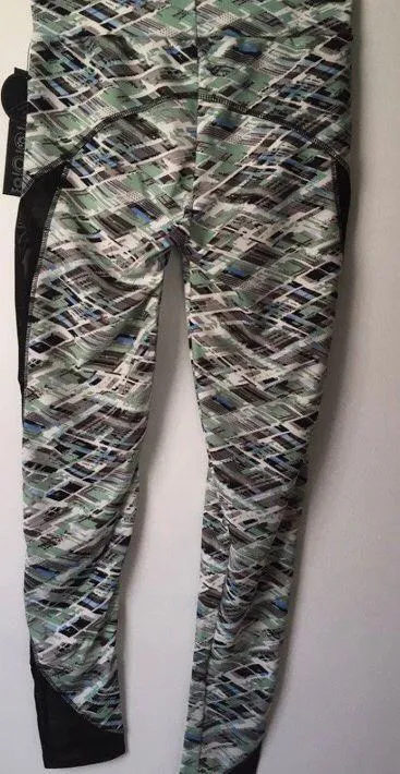 Athletic Leggings, Small Green - Image 2