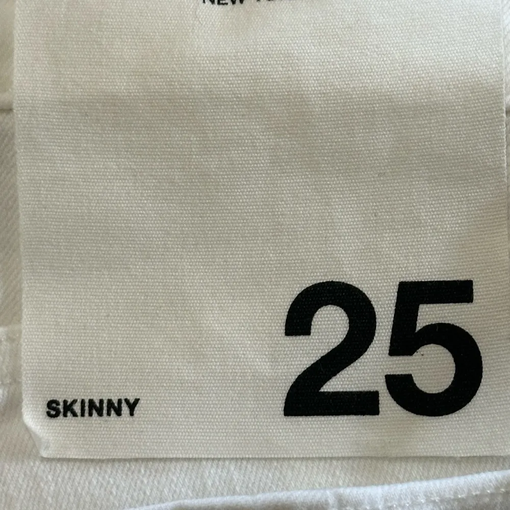 Rag & Bone Skinny White Jeans - Image 4