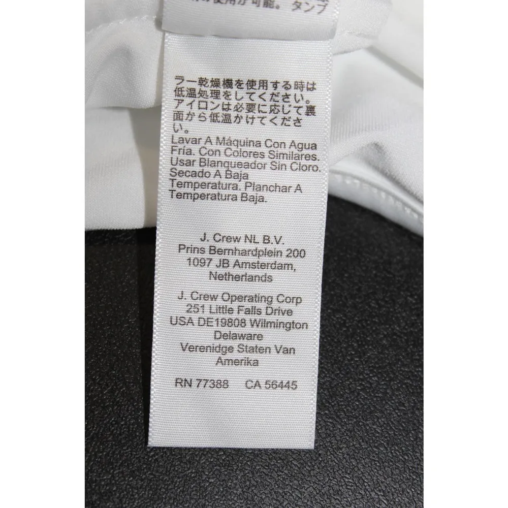 Women's J. Crew BE427 White Elastic Stretch Tennis Skirt Golf Skirt Skort Size M - Image 6