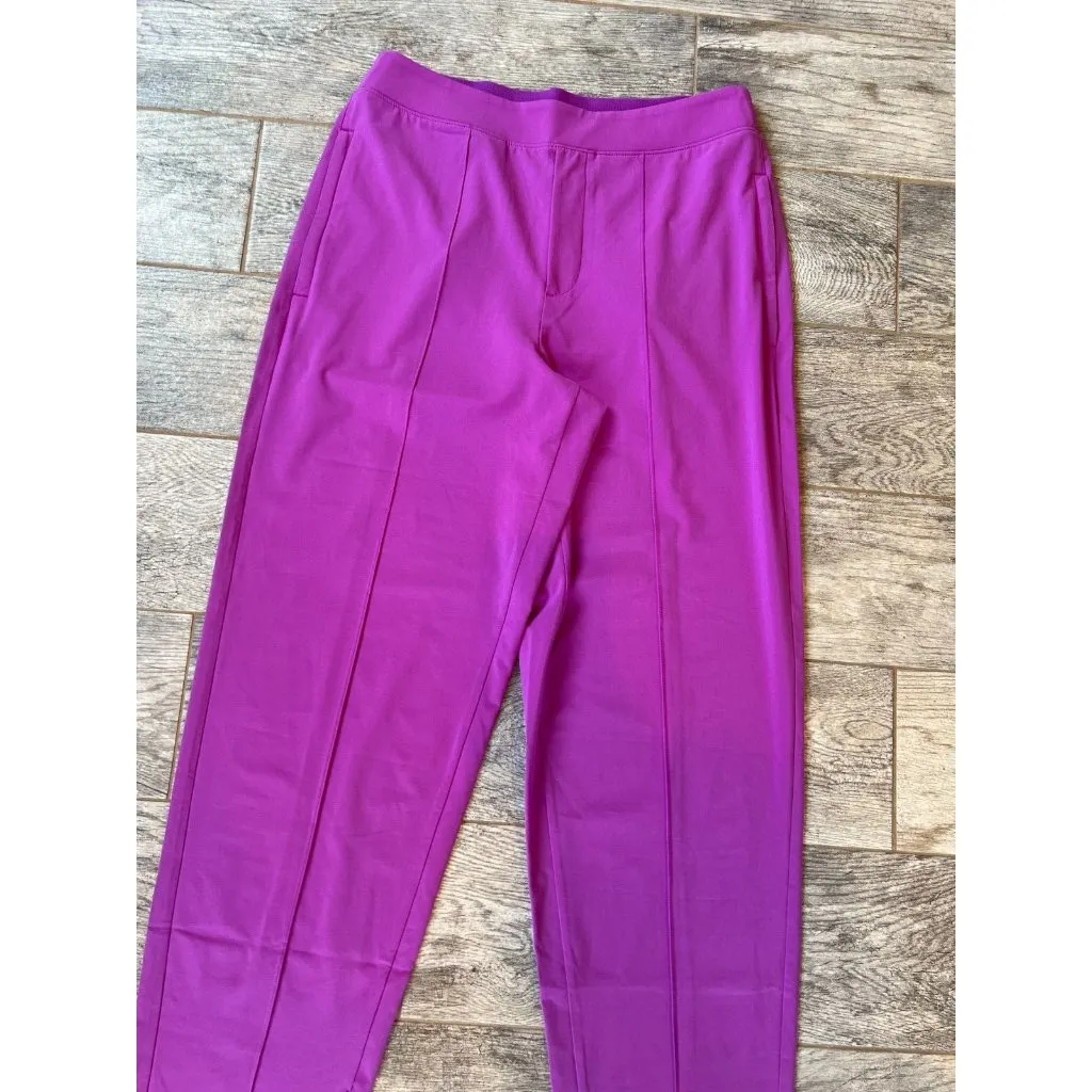 Athleta Vienna Slim Pant size 6 Womens Casual Pants‎ 882642 Pockets Pink Purple - Image 6