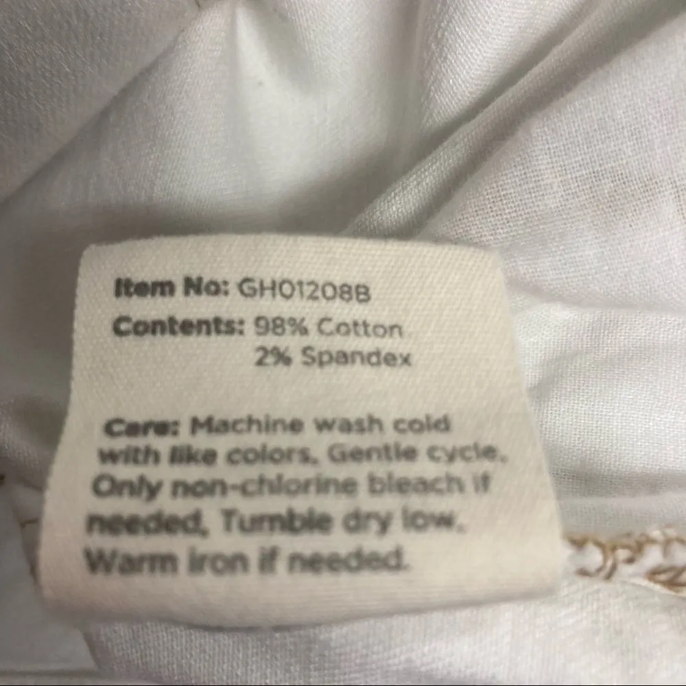 MATILDA JANE GOOD HART Windsor Straight Crop Size 10 White Jeans Inseam:26”‎ - Image 8