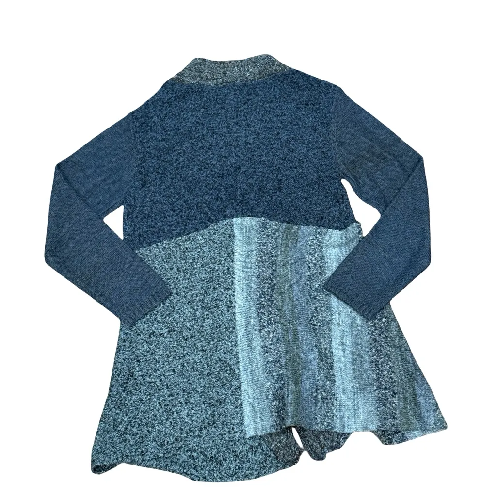🧶✨ Orvis V-Neck Snap Cardigan Sweater | Women’s Large | Gray-Blue Wool Blend - Image 8