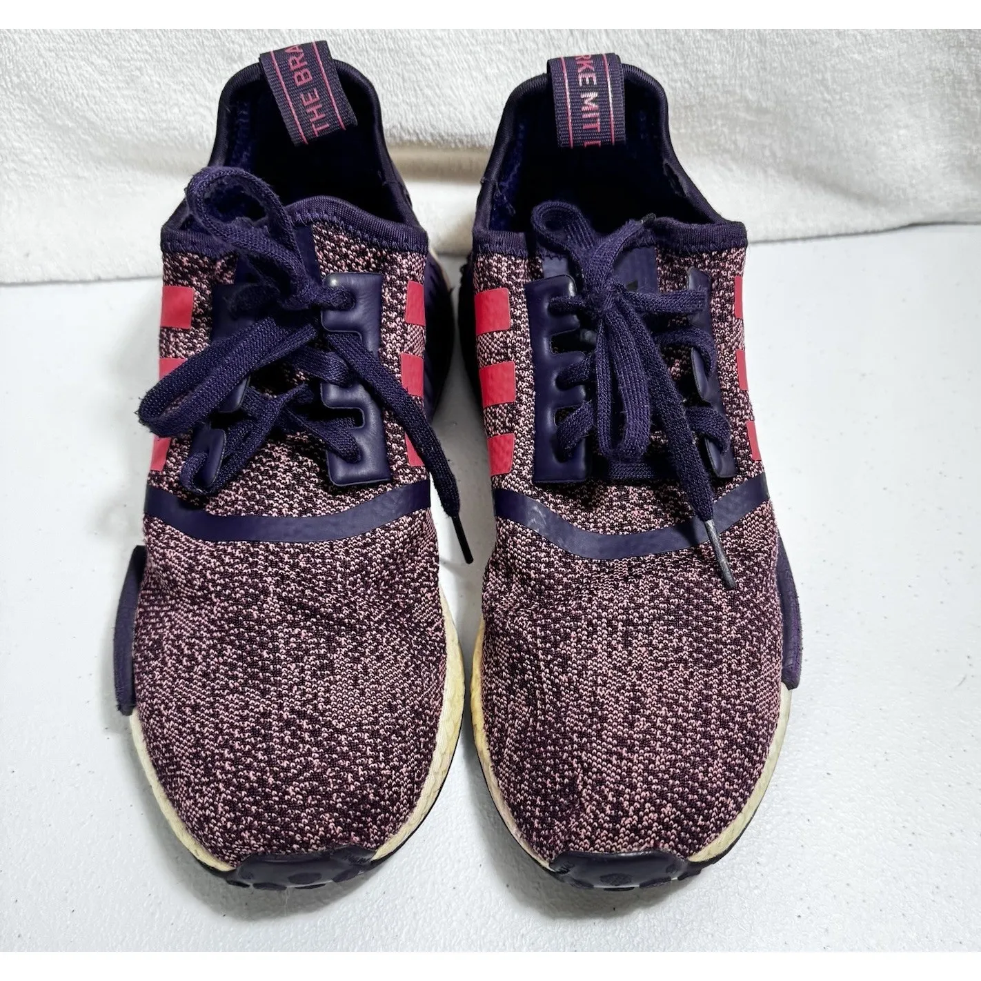 Adidas women  Running Shoe Sz 6‎ NMD R1 Legend Purple F34421 Comfy Light Weight - Image 5