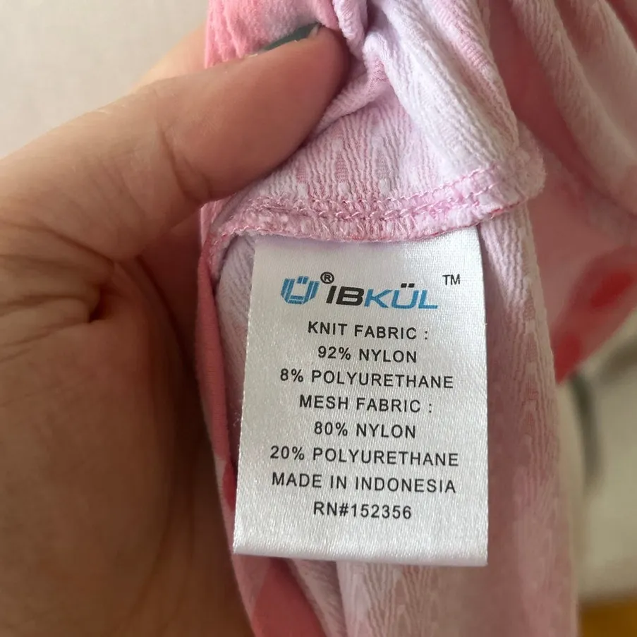 IBKUL Pink & White Camo Long Sleeve Quarter Zip - Image 6