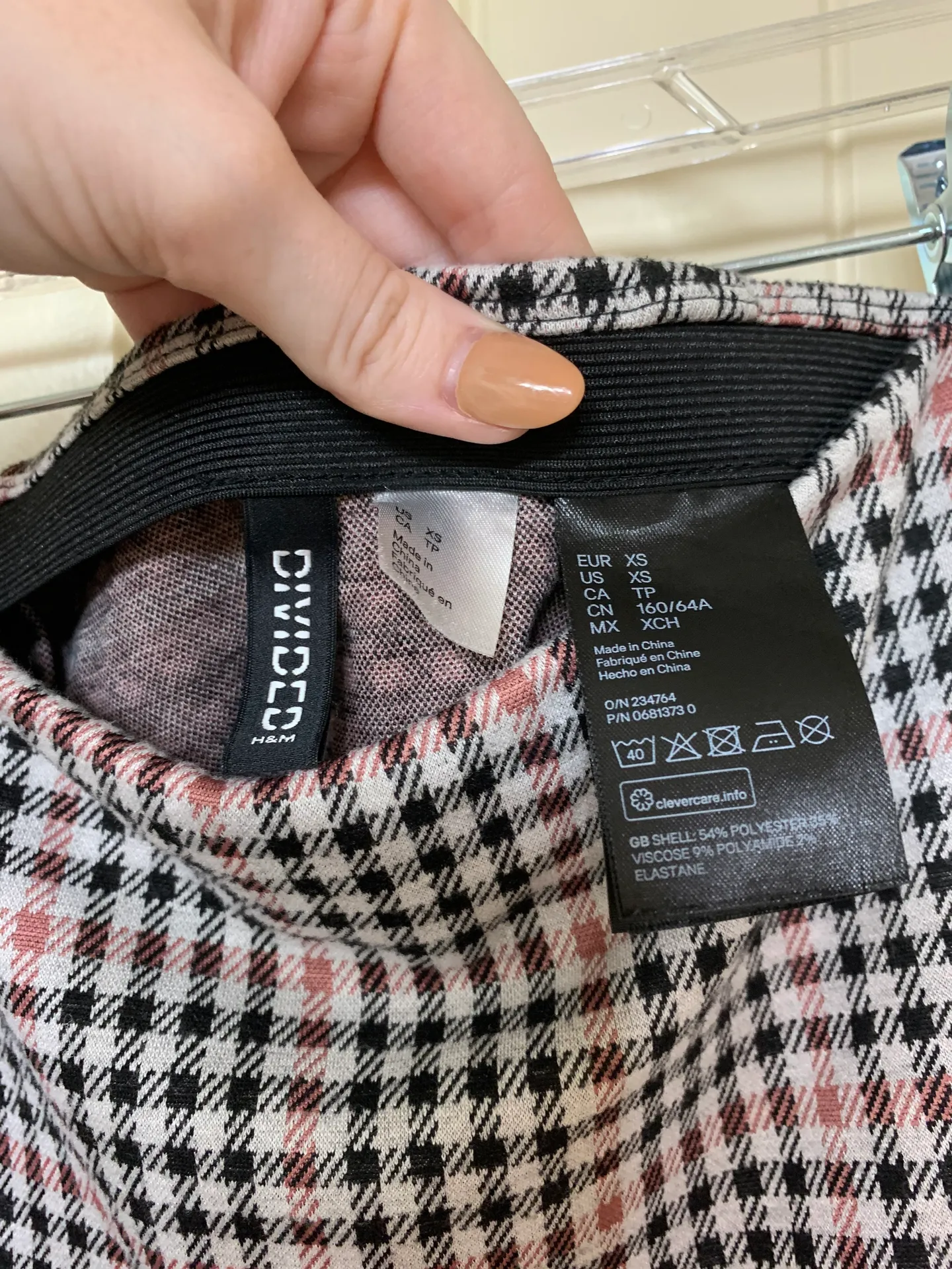 Divided High Waisted Plaid Mini Skirt - Image 5