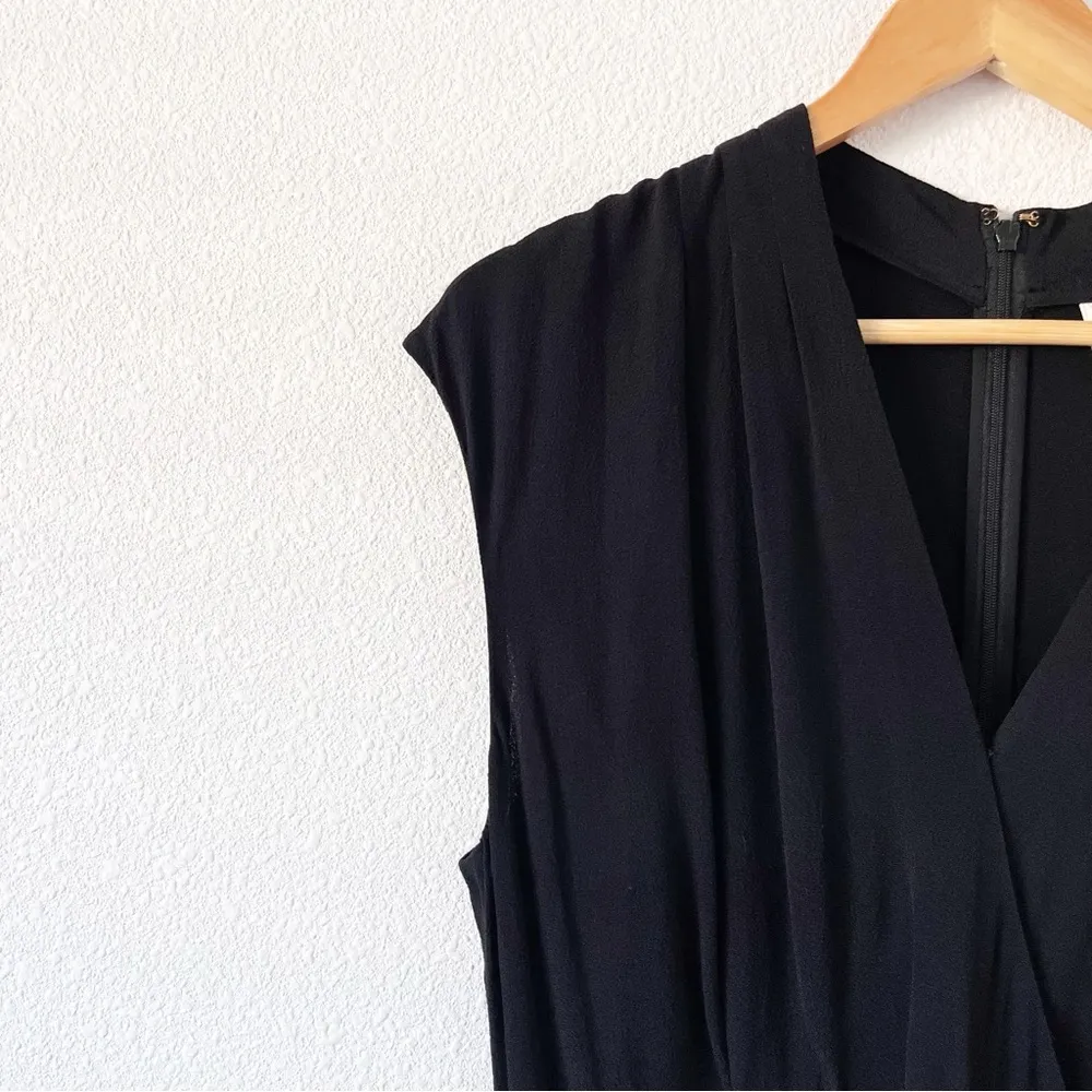 Kate Spade V-Neck Bow Tie Accent Sleeveless Dress in Black - Image 4