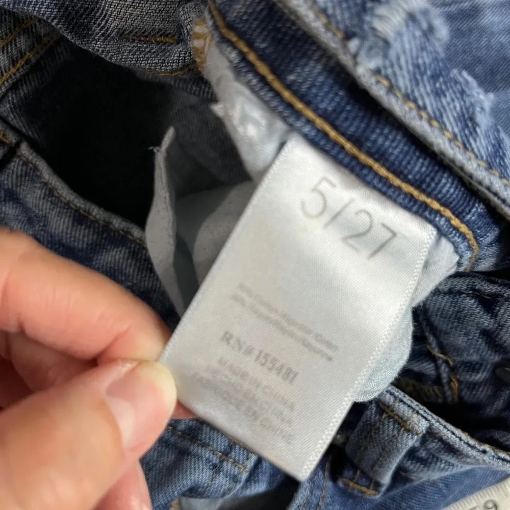 Simple Society Mom Jeans Pants Womens Straight Leg Denim Sz 5/27 - Image 3