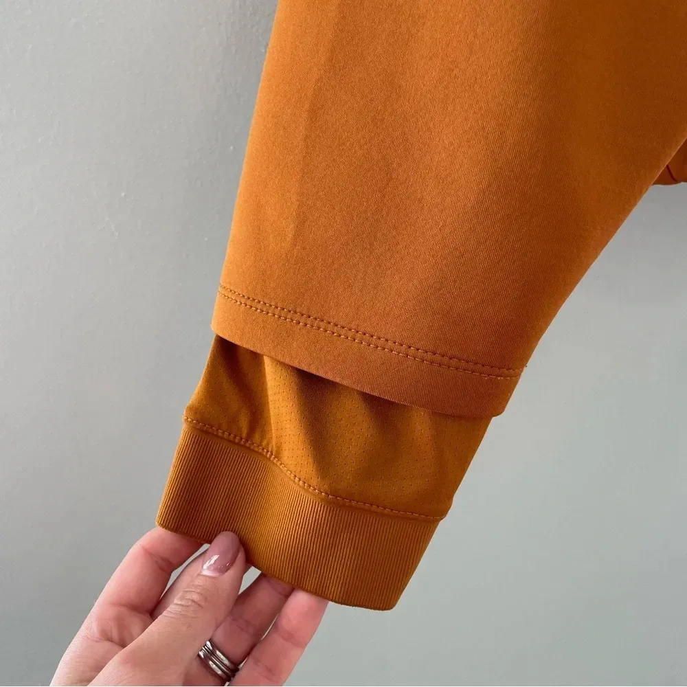 Nike Pro Mockneck Sweatshirt Rust/Brown XXL - Image 9