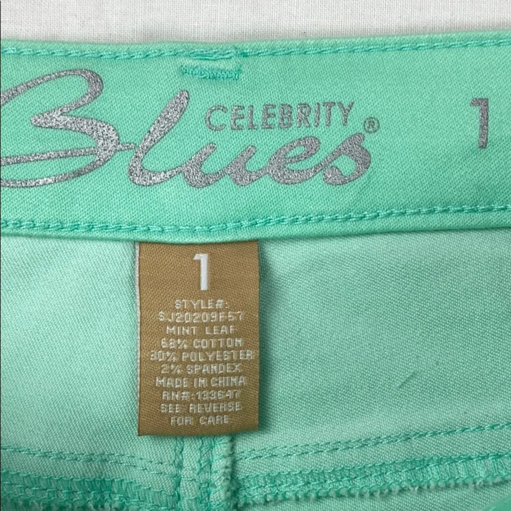 Celebrity Blues NWT Ankle/ Skinny Mint Green Pant Size undefined - Image 6